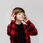 Head phone Red